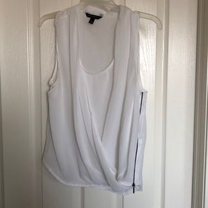 White banana republic top sheer